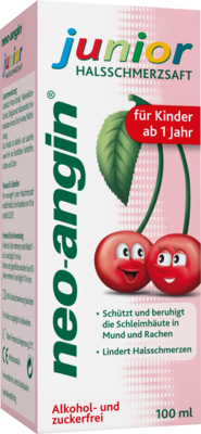 NEO-ANGIN junior Halsschmerzsaft